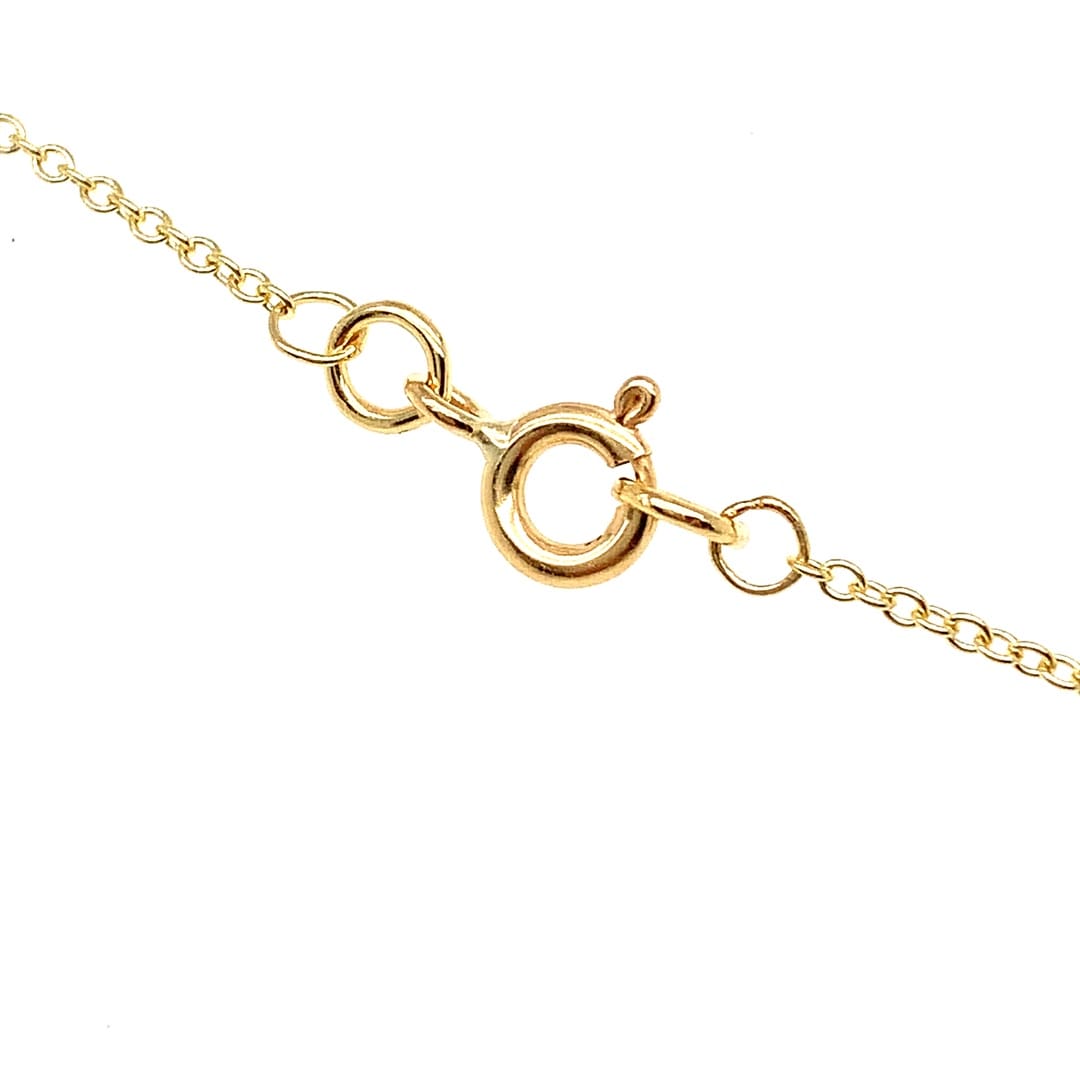 18ct Gold 0.29ct Diamond Solitaire Necklace