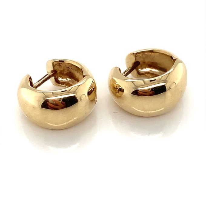 9ct Yellow Gold Huggie Earrings