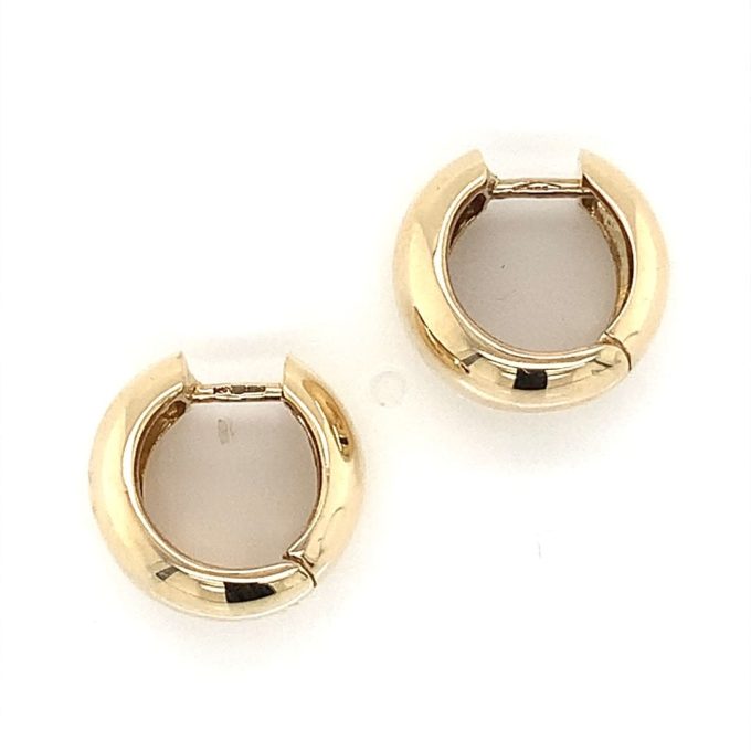 9ct Yellow Gold Huggie Earrings