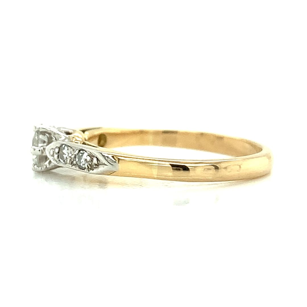 Vintage 0.30ct Diamond Solitaire Ring