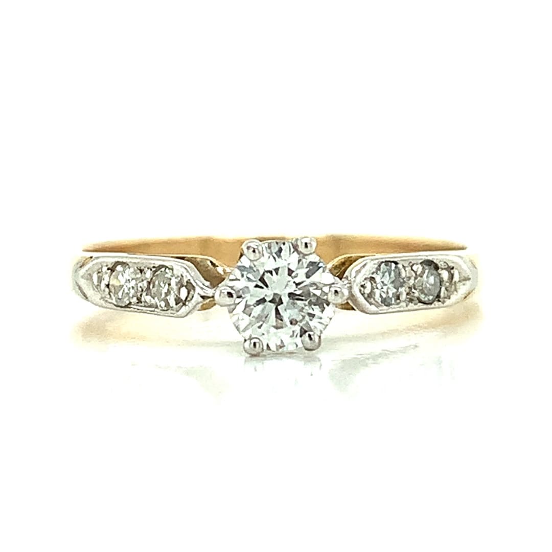 Vintage 0.30ct Diamond Solitaire Ring