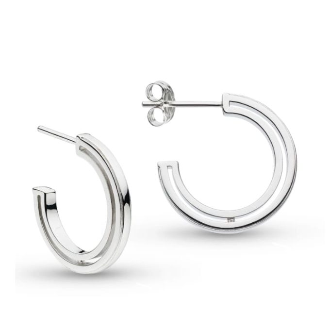 Kit Heath Silver Eclipse Hoops