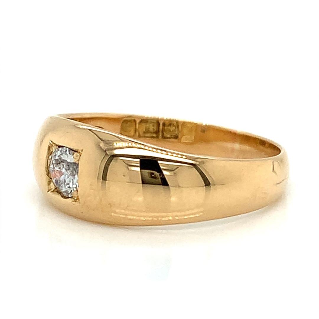 Antique Diamond Set Bombe Ring