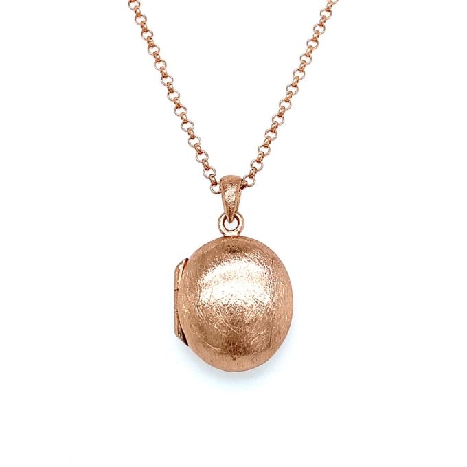 Rose Gold Plated Locket and Chain