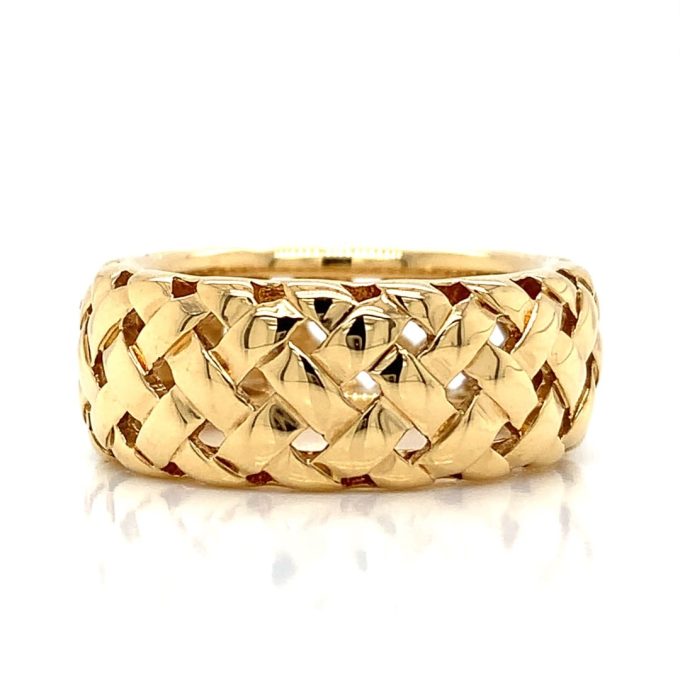 Tiffany & Co. Vannerie Basket Weave Ring
