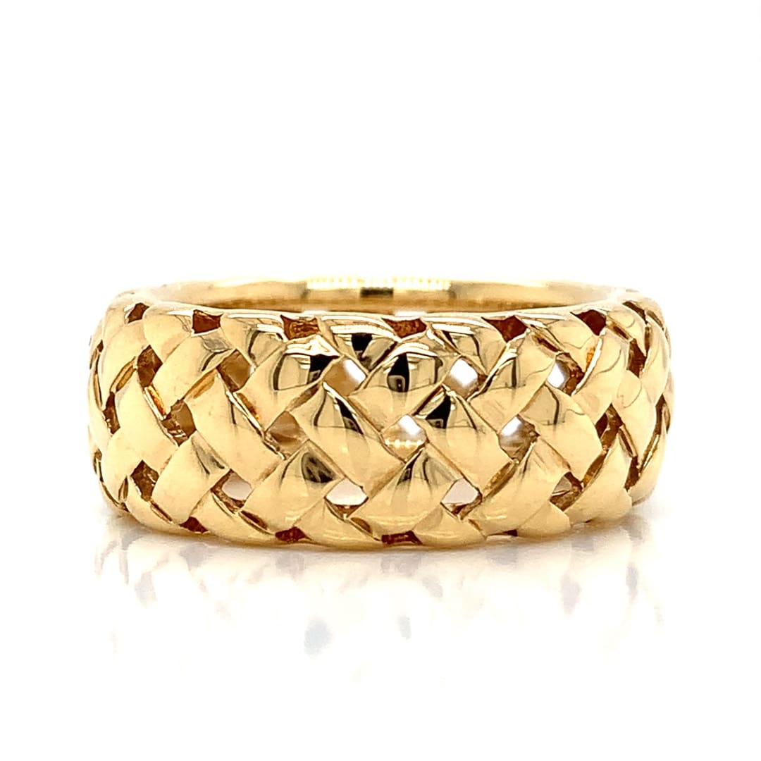 Tiffany & Co. Vannerie Basket Weave Ring