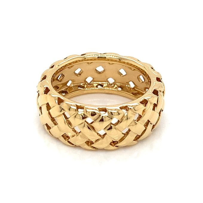 Tiffany & Co. Vannerie Basket Weave Ring