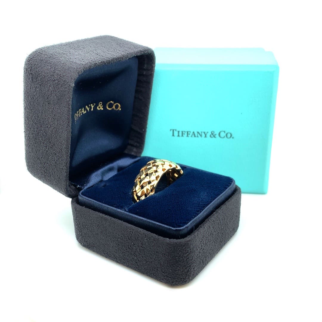 Tiffany & Co. Vannerie Basket Weave Ring