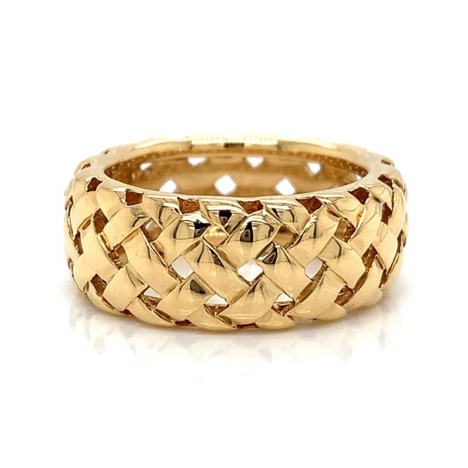 Tiffany & Co. Vannerie Basket Weave Ring