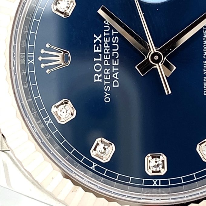 Rolex Diamond Dial DateJust Watch