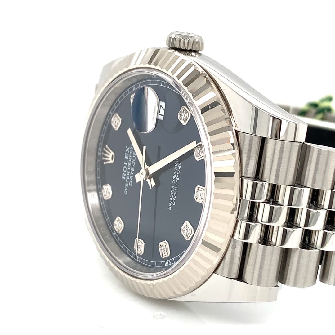 Rolex Diamond Dial DateJust Watch