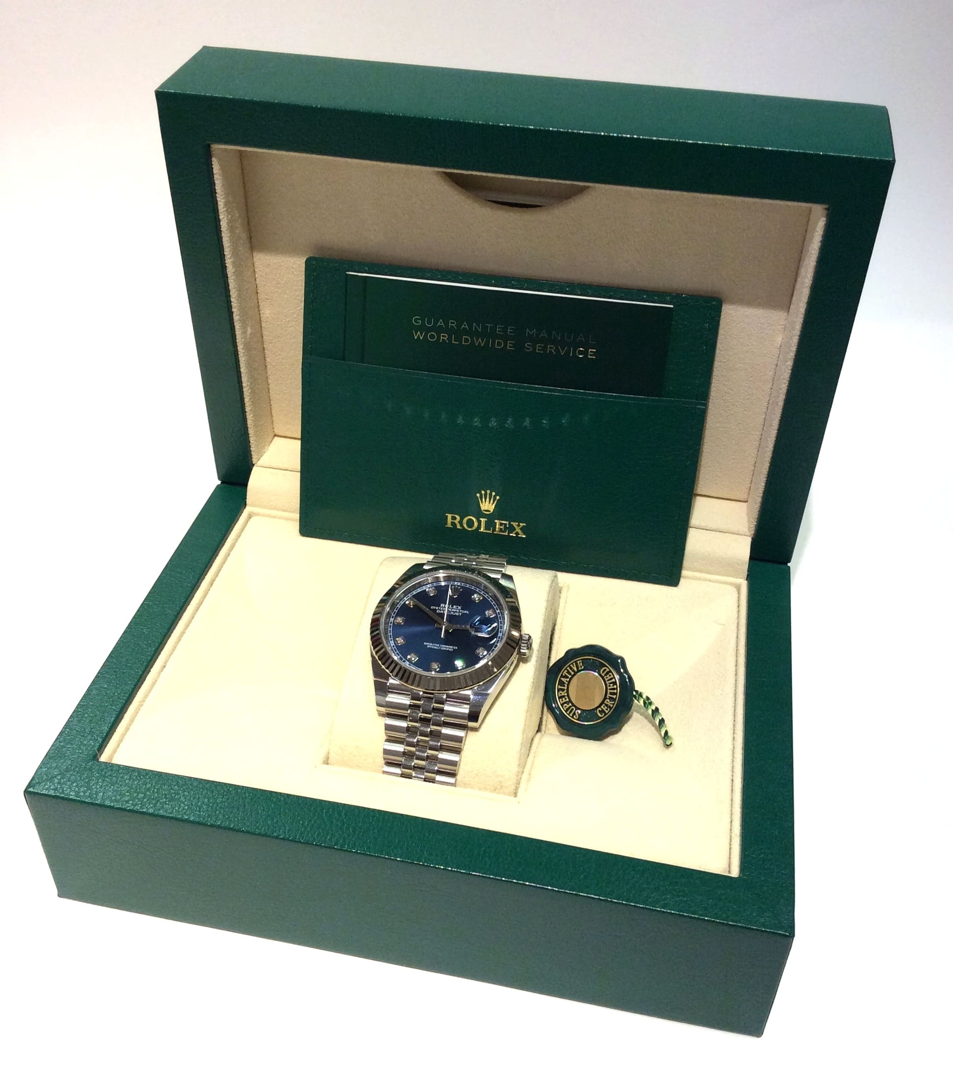 Rolex Diamond Dial DateJust Watch