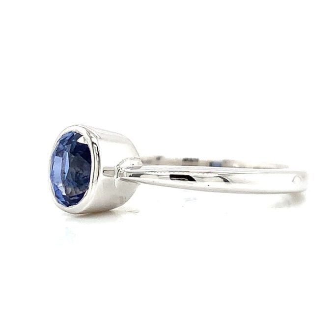 Blue Sapphire Solitaire Ring