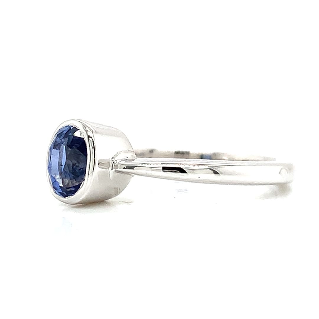 Blue Sapphire Solitaire Ring