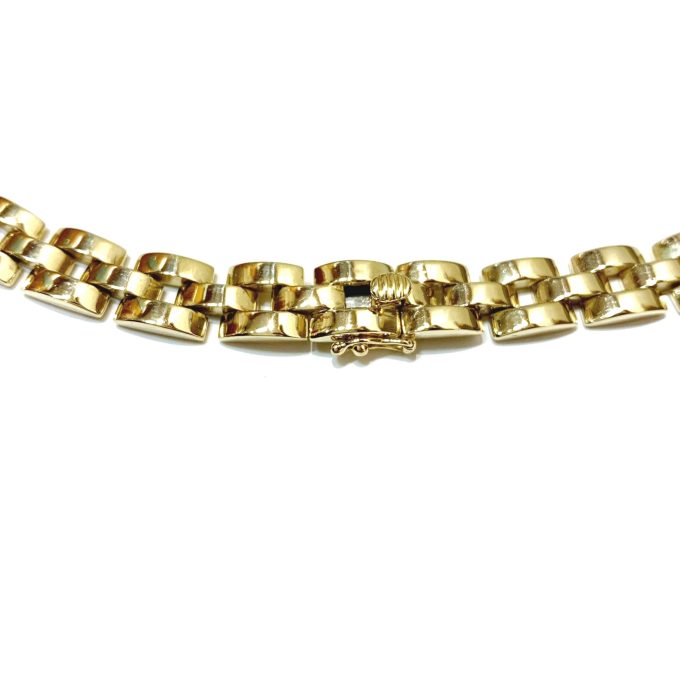 18ct Gold Diamond Pave Collar Necklace
