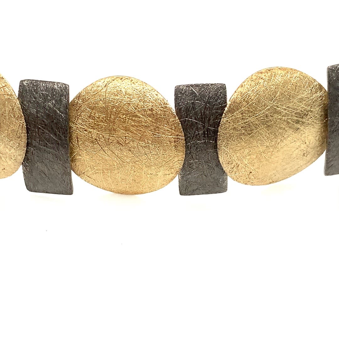 Gold Plated Hand Made Collar Necklace