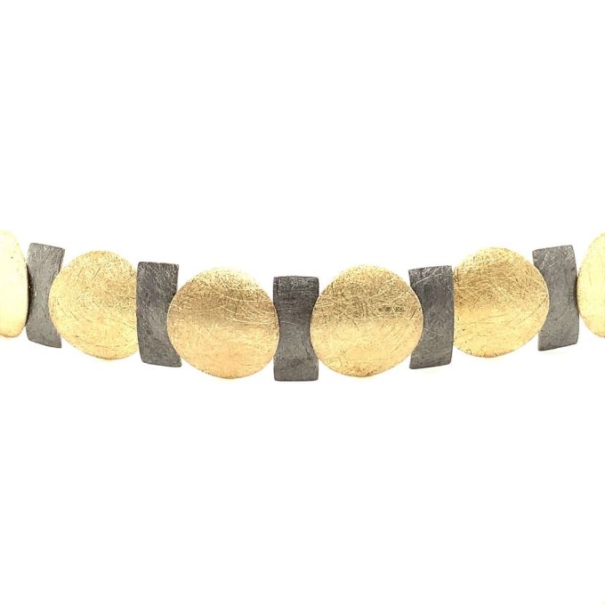 Gold Plated Hand Made Collar Necklace