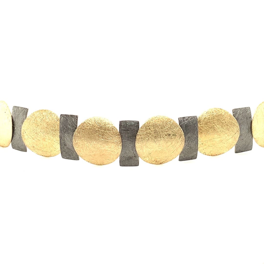 Gold Plated Hand Made Collar Necklace