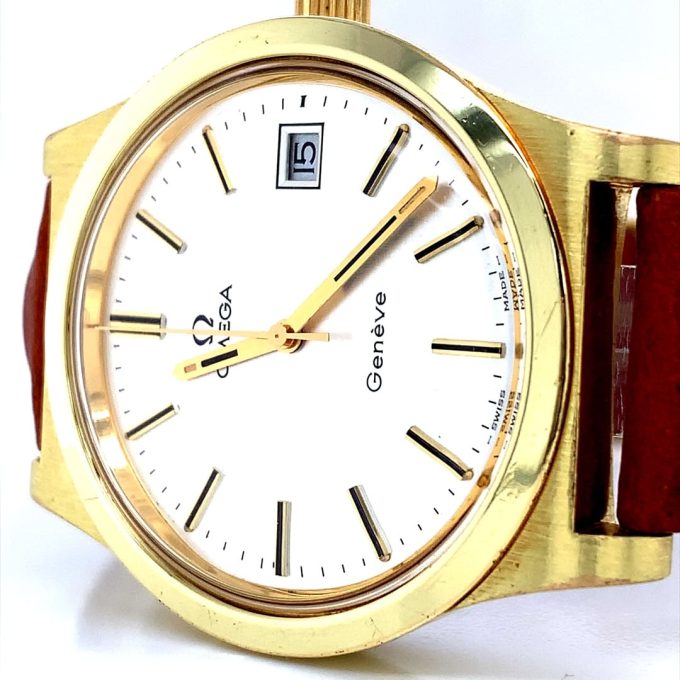 1974 Omega Geneve Gold Capped Watch 136 0102