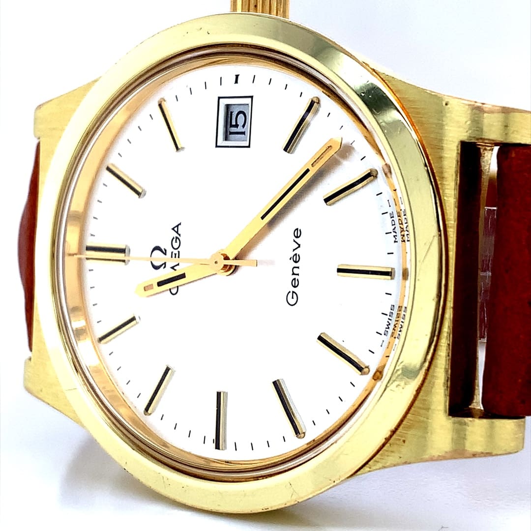 1974 Omega Geneve Gold Capped Watch 136 0102