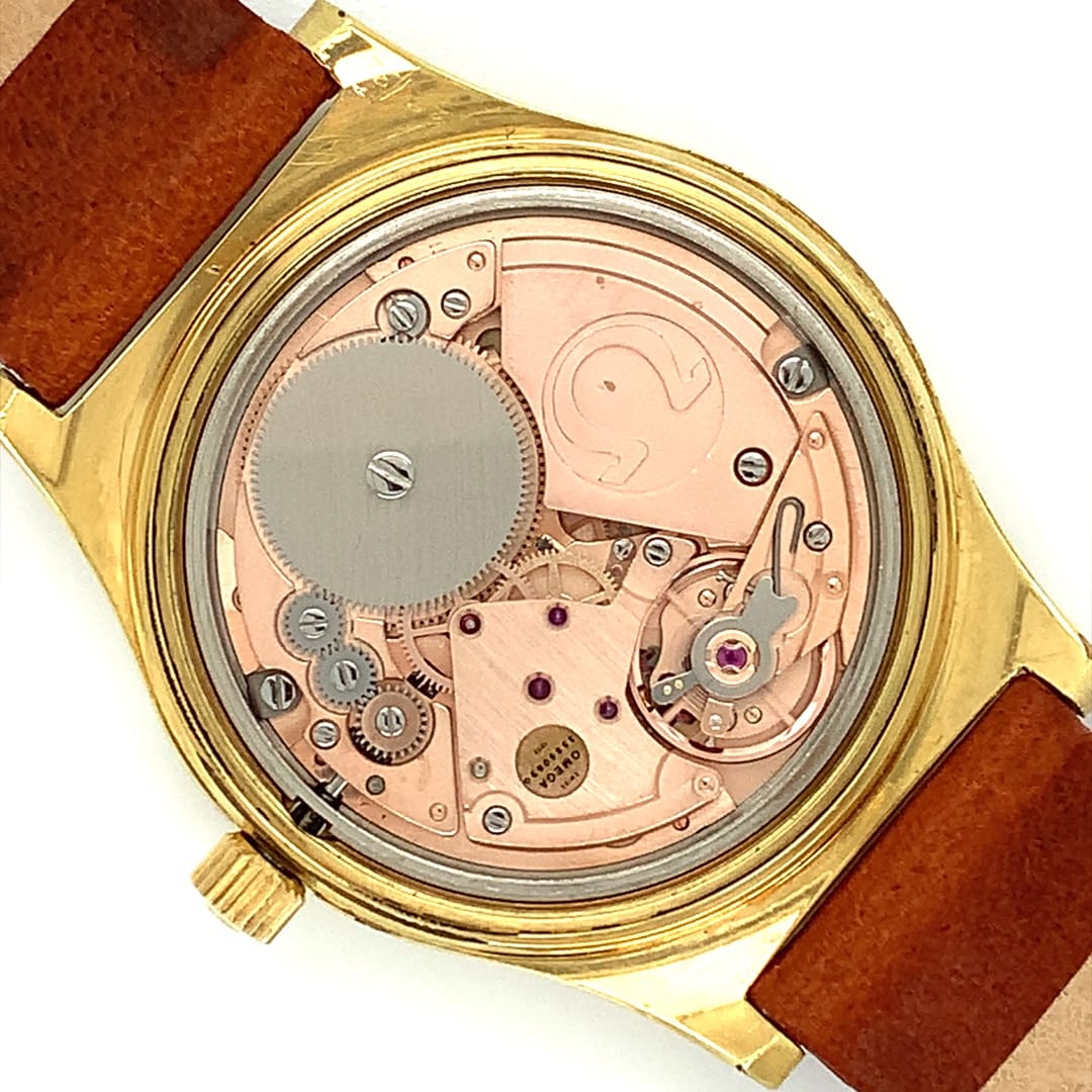 1974 Omega Geneve Gold Capped Watch 136 0102