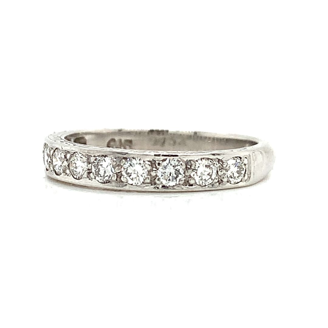 0.50ct Diamond & Platinum Eternity Ring