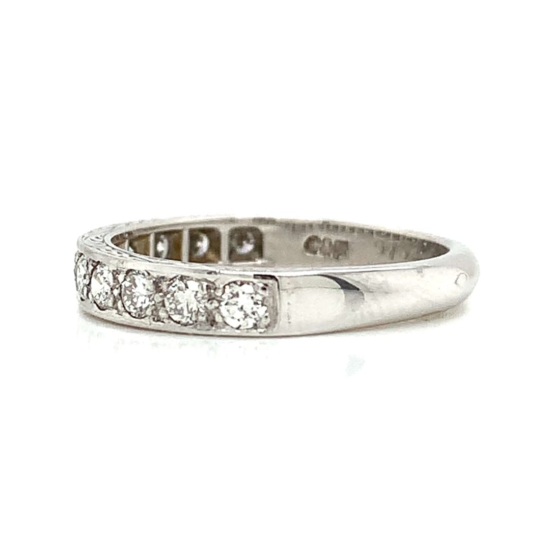 0.50ct Diamond & Platinum Eternity Ring