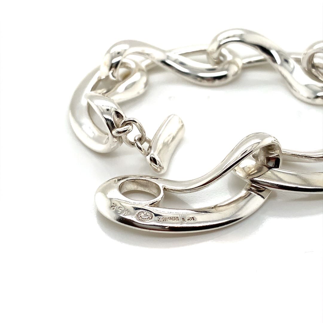 Georg Jensen Silver Infinity Link Bracelet