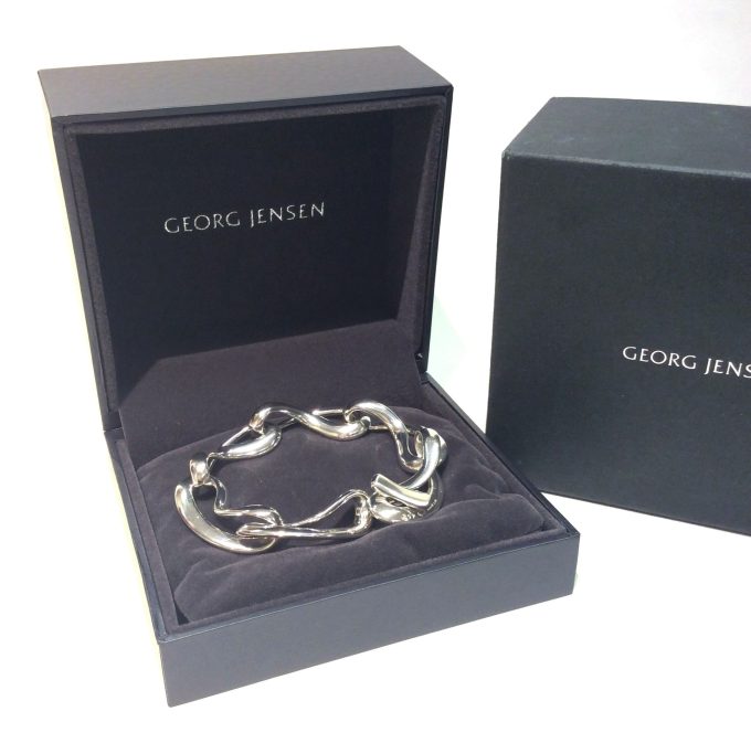 Georg Jensen Silver Infinity Link Bracelet