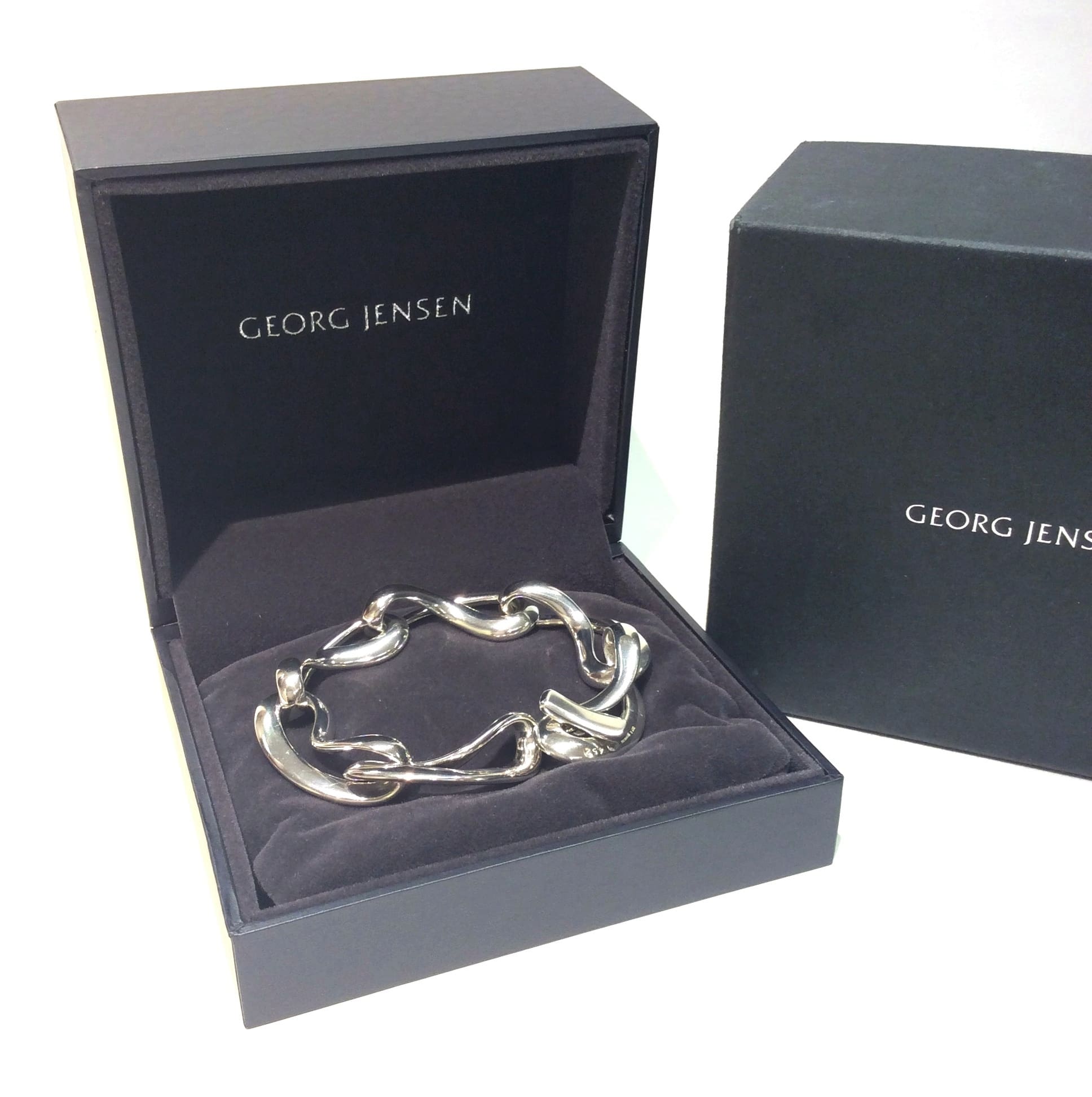Georg Jensen Silver Infinity Link Bracelet