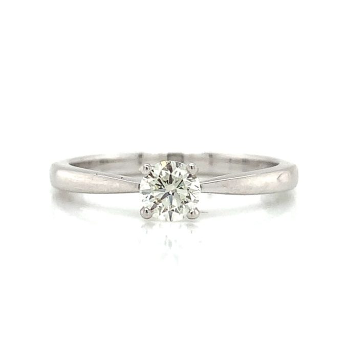 0.31ct Diamond 18ct Gold Solitaire Ring