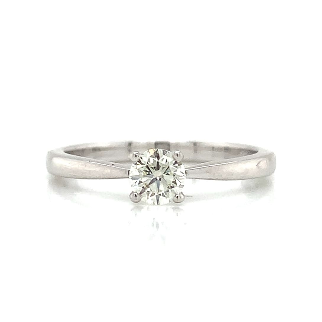 0.31ct Diamond 18ct Gold Solitaire Ring