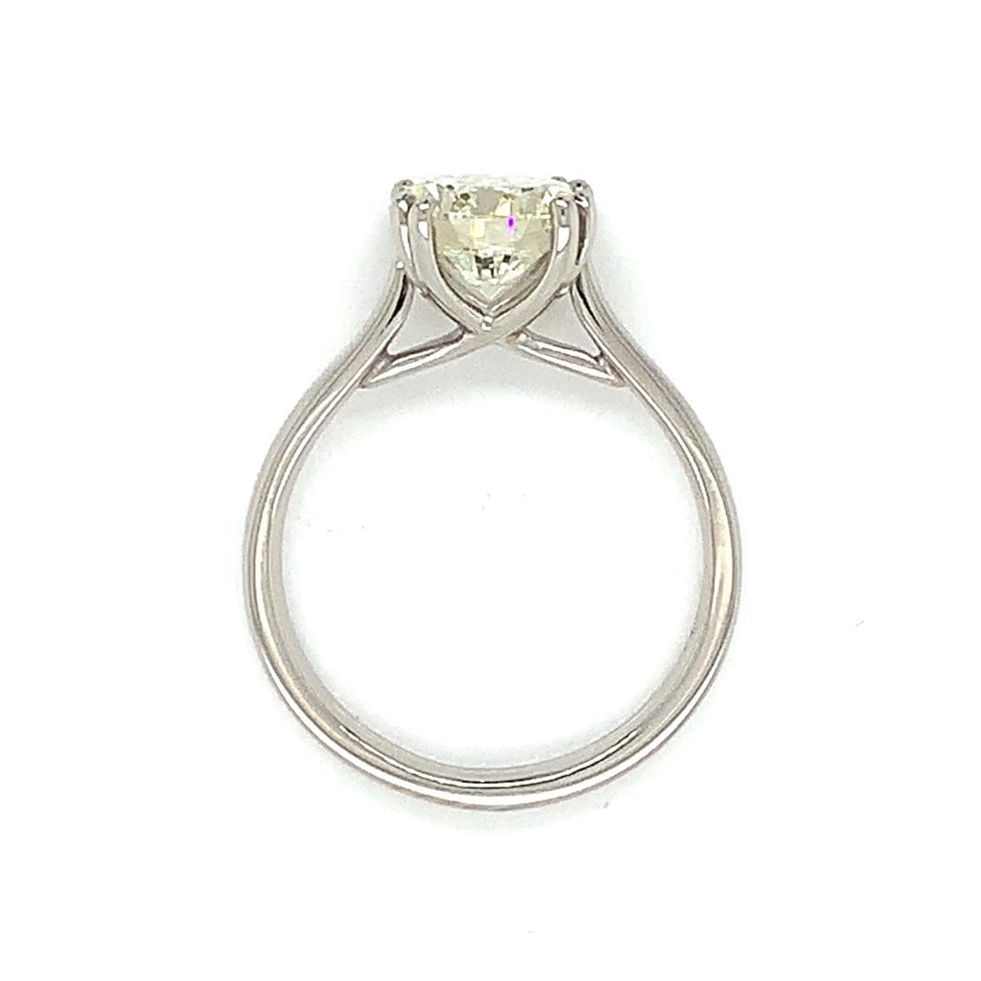 2.08ct Diamond and Platinum Solitaire Ring