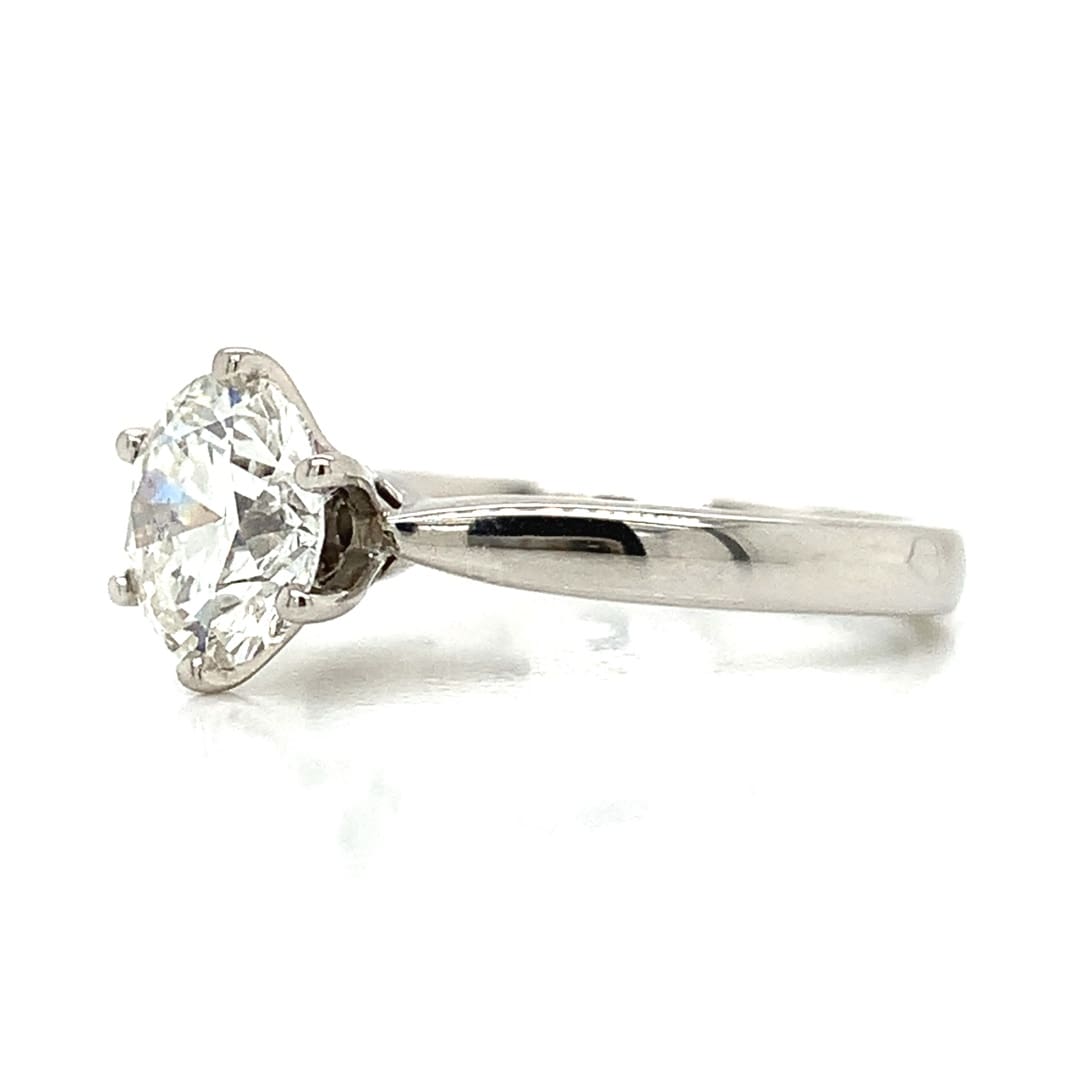 1.52ct Diamond and Platinum Solitaire Ring