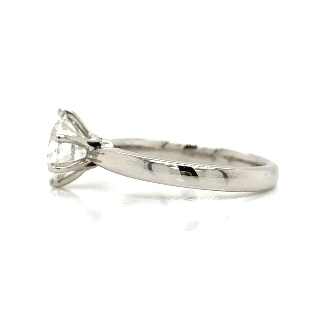 1.52ct Diamond and Platinum Solitaire Ring