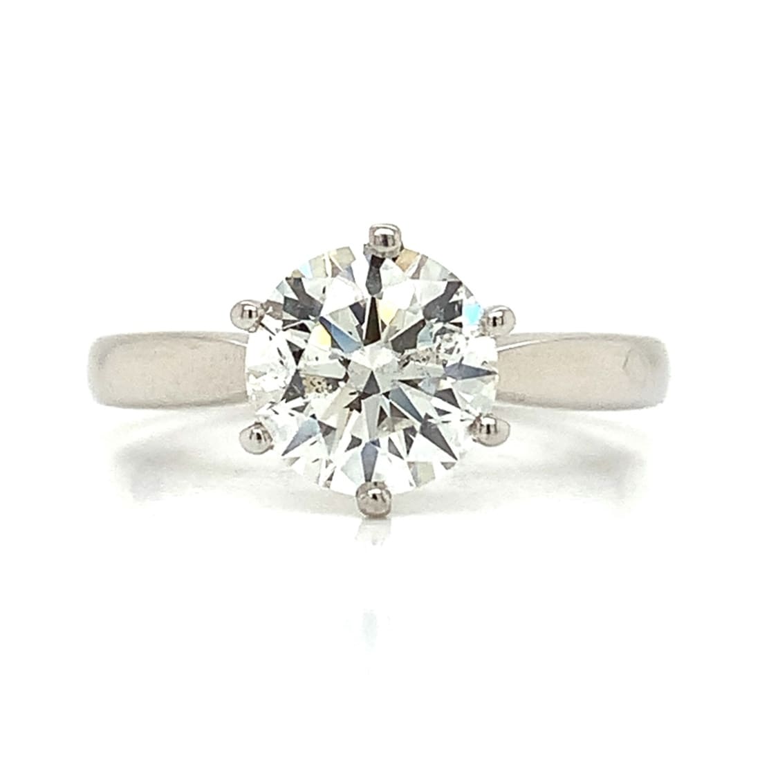 1.52ct Diamond and Platinum Solitaire Ring