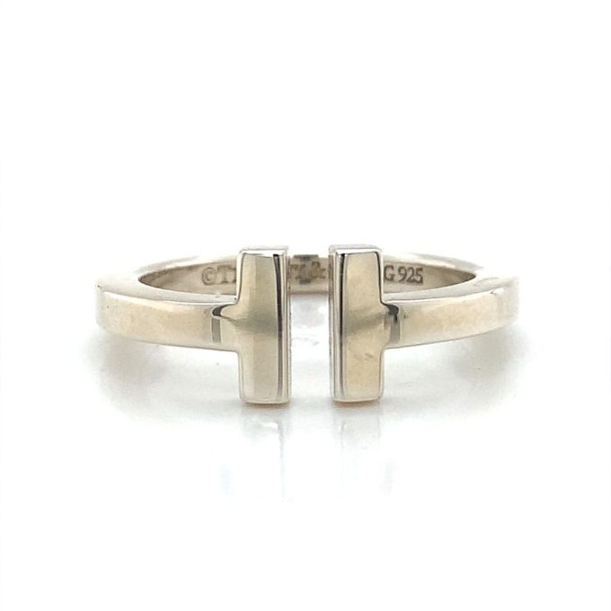 Tiffany & Co. T Square Silver Ring
