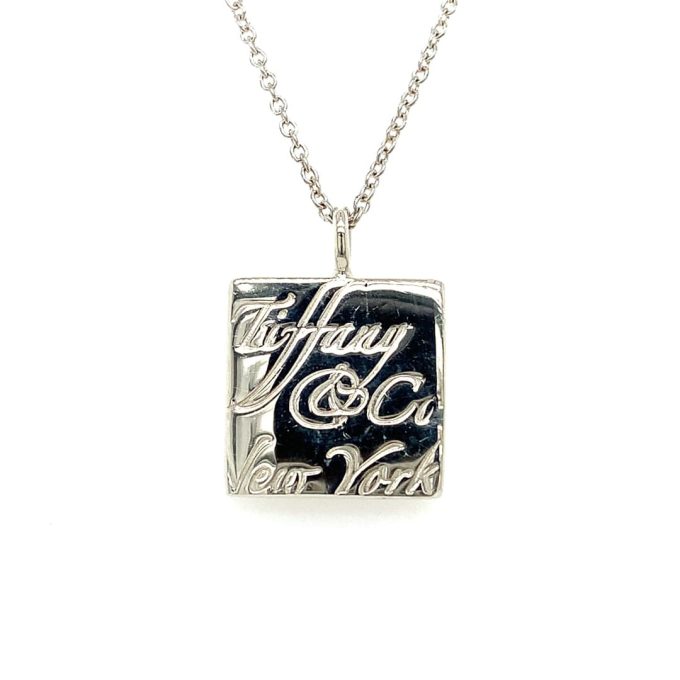 Tiffany & Co. Silver Notes Necklace