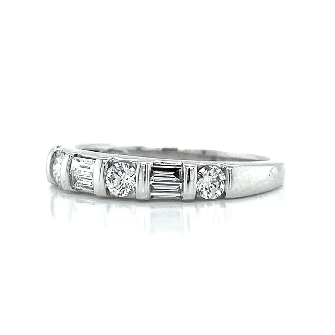 0.70ct Mixed Cut Diamond Eternity Ring