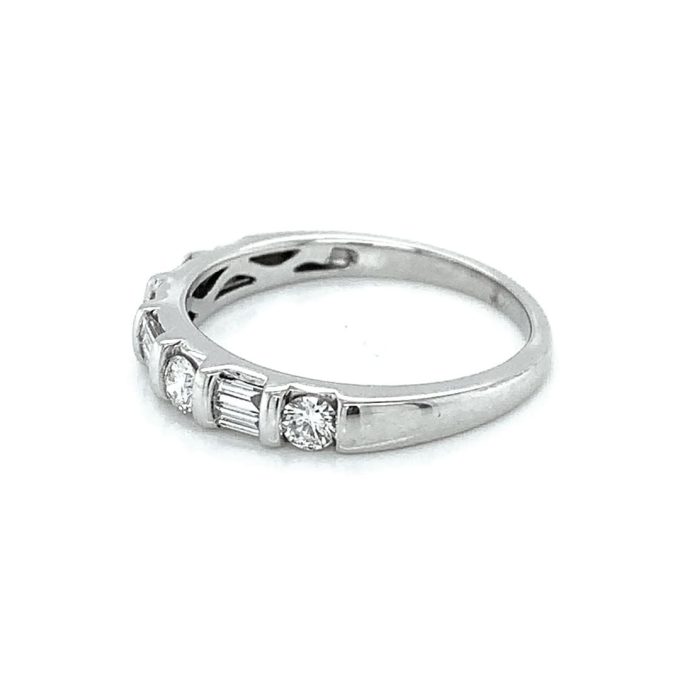0.70ct Mixed Cut Diamond Eternity Ring