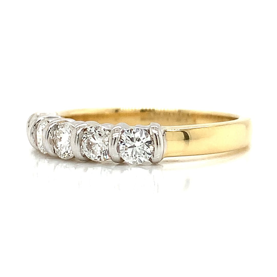 Bar Set 0.50ct Diamond Eternity Ring