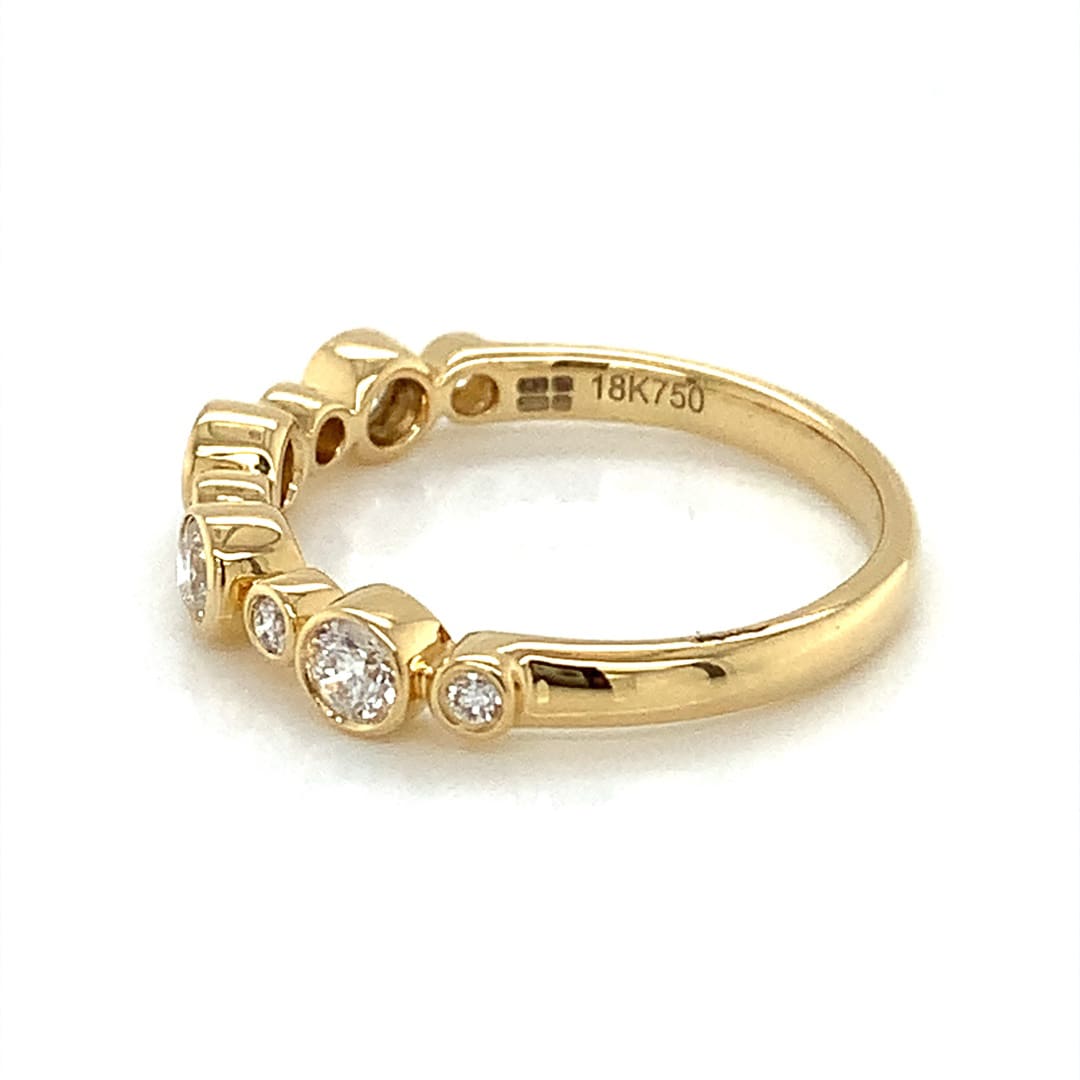 Diamond Yellow Gold Eternity Ring