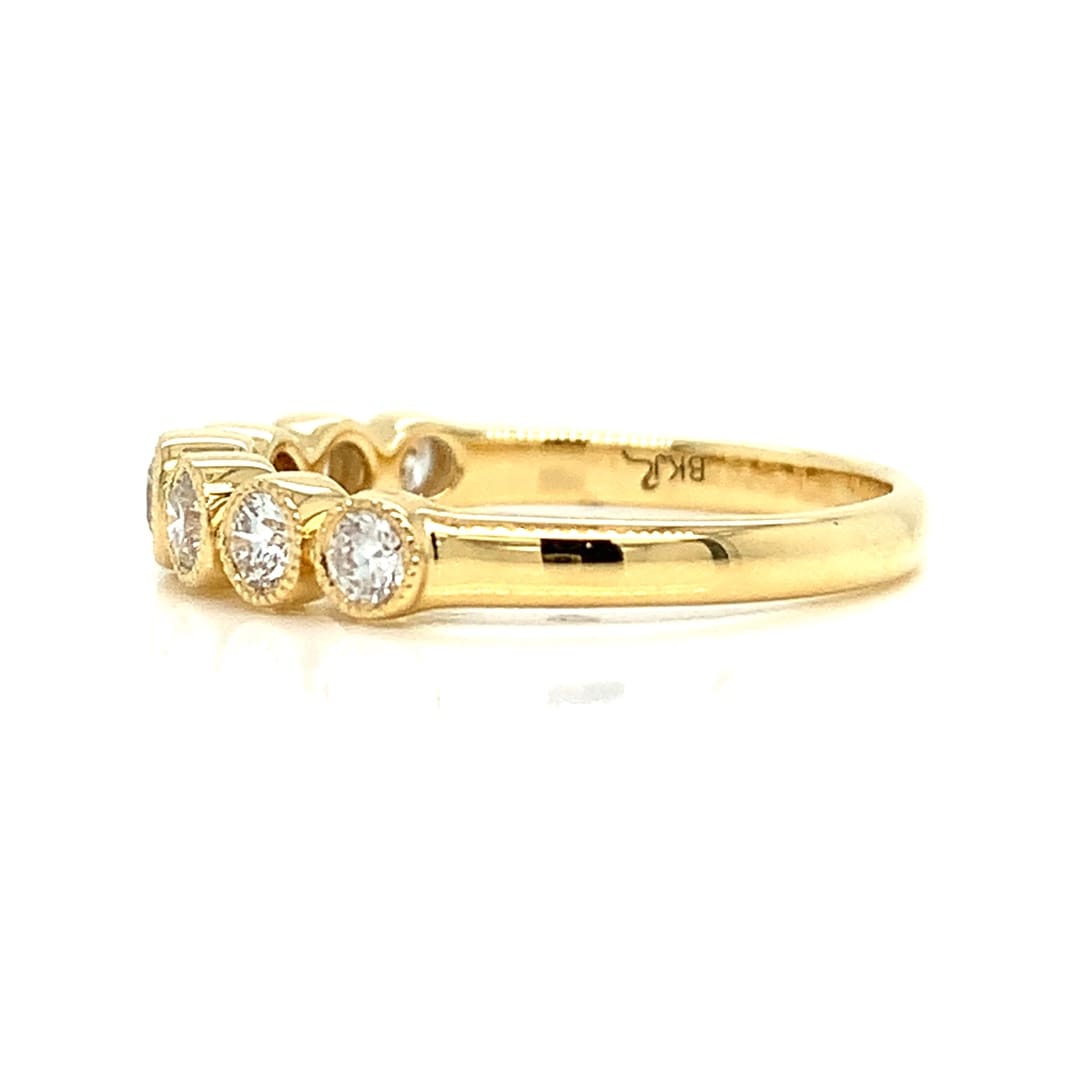 Diamond Milgrain Set Eternity Ring