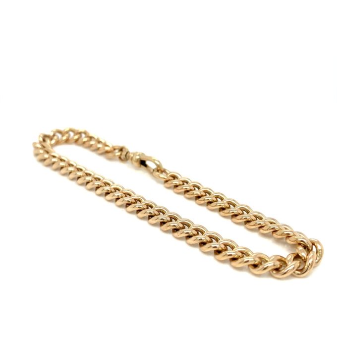 Antique Yellow Gold Curb Bracelet