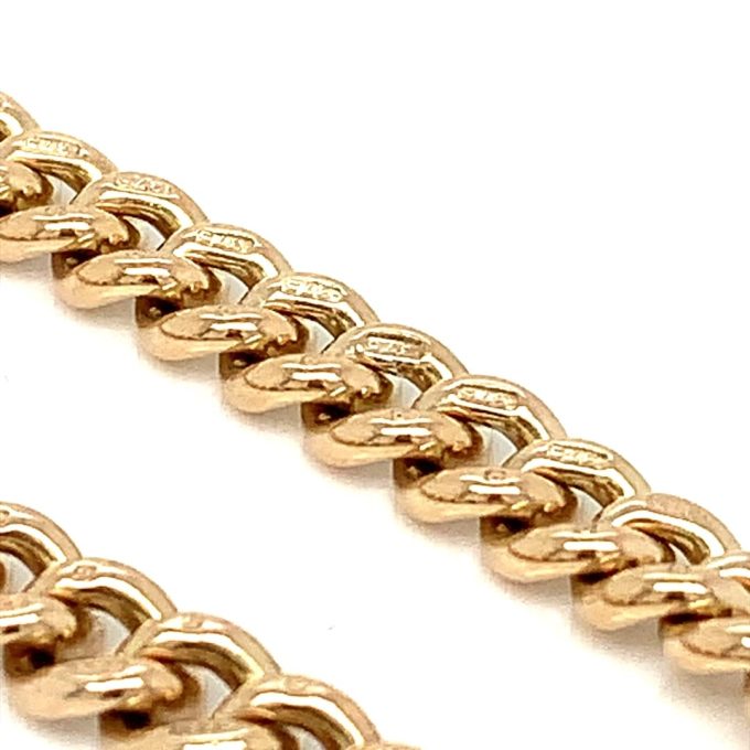 Antique Yellow Gold Curb Bracelet
