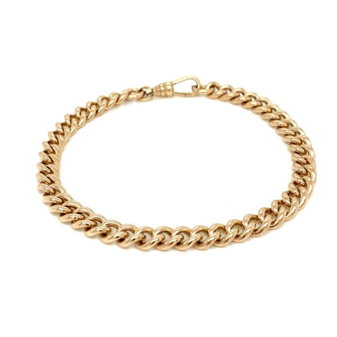 Antique Yellow Gold Curb Bracelet