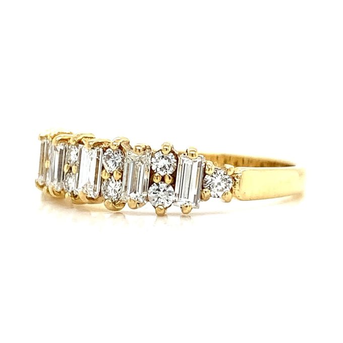 Mixed Cut Diamond Dress Ring