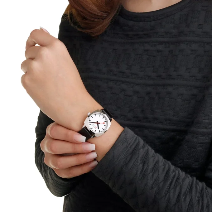 Mondaine Cushion Case Vegan 31mm Ladies Watch