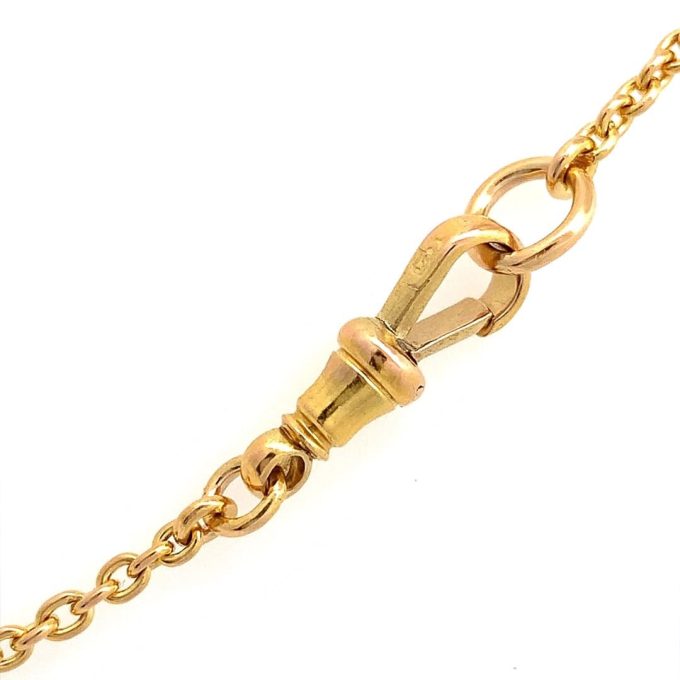 Vintage 18ct Yellow Gold Trace Chain - 30 Inch
