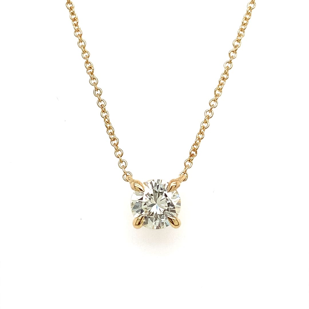 0.71ct Diamond Solitaire Necklace